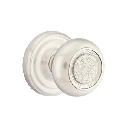 Emtek Belmont Door knob with Regular Rose Satin Nickel (US15)