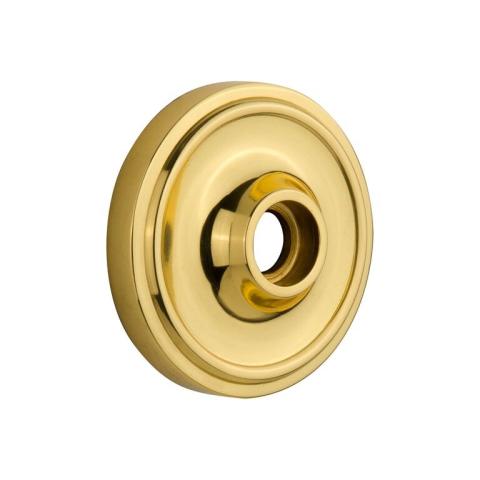 Nostalgic Warehouse Privacy Classic Rose Pair Polished Brass (PB)