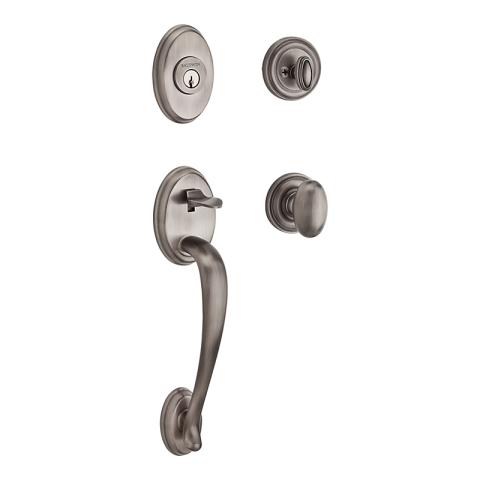 Baldwin Reserve Columbus Handleset shown in Matte Antique Nickel (152)