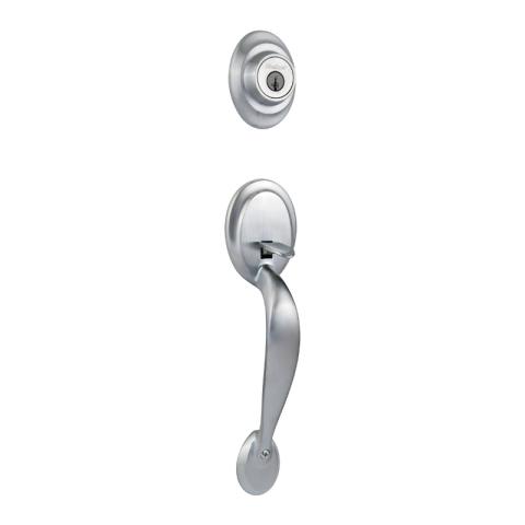 Kwikset Dakota Handleset in Satin Chrome (26D)