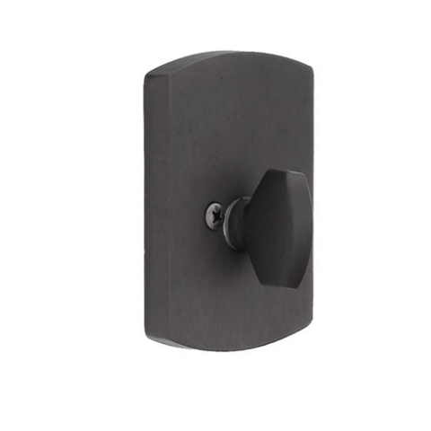 Emtek 8574 #4 Style Single Sided Deadbolt Flat Black Patina (FB)