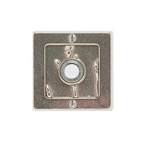 Rocky Mountain Square Designer Texture Door Bell White Bronze Light with Branch