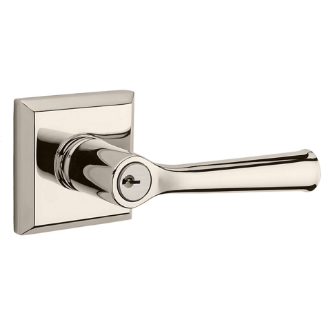 Baldwin Reserve Federal Lever shown in Lifetime Polished Nickel (055)