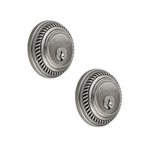 Grandeur Newport Double Cylinder Deadbolt Antique Pewter (AP)