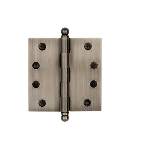 Nostalgic Warehouse 4" Ball tipped hinge Satin Nickel (SN)