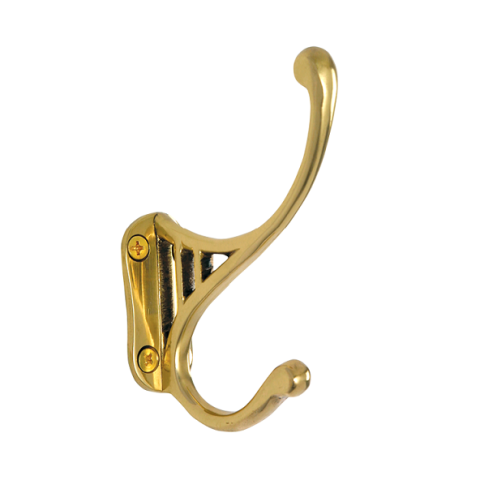 Nostalgic Warehouse CHKCLS Classic Coat Hook Polished Brass (PB)