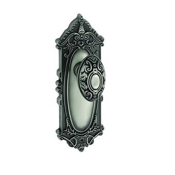 Grandeur Grande Victorian Backplate with Grande Victorian knob AP Antique Pewter