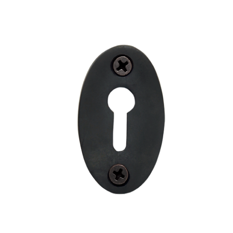 Nostalgic Warehouse KHLCLA Plain Keyhole Cover Oil Rubbed Bronze (OB)