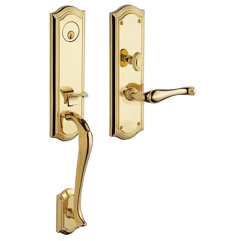 Baldwin Estate M522.ENT Bethpage Mortise Handleset