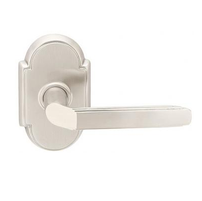 Emtek Milano Door Lever Satin Nickel (US15)