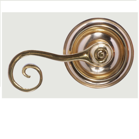 Brass Accents Netropol Rosette with choice of knob or lever