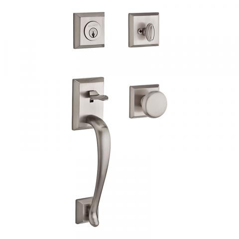 Baldwin Reserve Napa (NAP) Handleset shown in Satin Nickel (150)