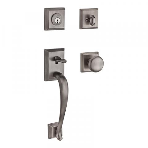 Baldwin Reserve Napa (NAP) Handleset shown in Matte Antique Nickel (152)