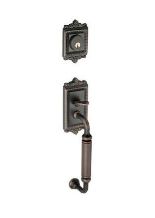 Nostalgic Warehouse Egg and Dart Handleset Timeless Bronze (TB)