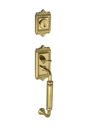 Nostalgic Warehouse Egg and Dart Handleset Lifetime Brass (LB)