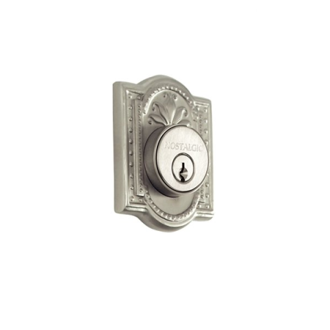 Meadows Single Cylinder Deadbolt Satin Nickel (SN)