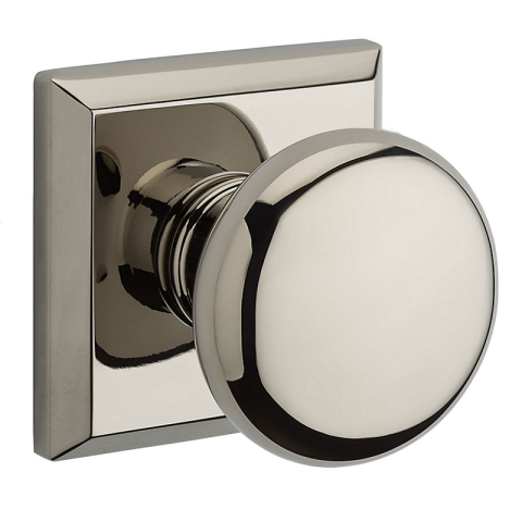 Baldwin Reserve Round Knob shown with Square Rose (TSR) in 