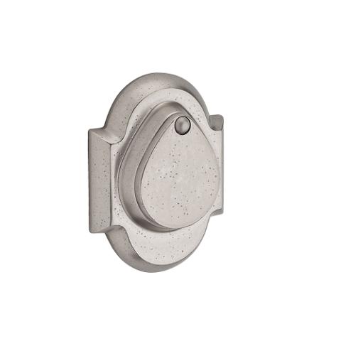 Baldwin Reserve Rustic Arch Deadbolt shown in White Bronze (492)