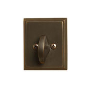 Emtek 8568 Rectangular Style Single Sided Deadbolt Oil Rubbed Bronze (US10B)