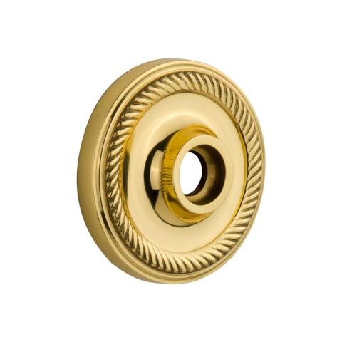 Nostalgic Warehouse Rope Rose Passage Function Polished Brass (PB)