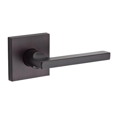 Baldwin Reserve Square Lever shown with Square Rose (CSR) in Venetian Bronze 