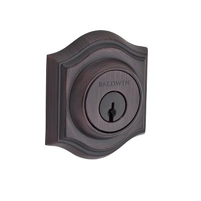 Baldwin Reserve Traditional Arch Deadbolt Venetian Bronze (112)