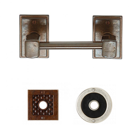 Rocky Mountain Tempo Horizontal Toilet Paper Holder TP3 (Designer Escutcheon)