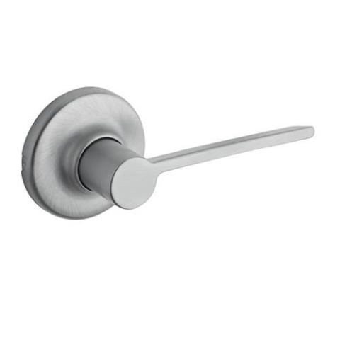 Kwikset 200LRL Ladera Passage Door Lever Set Satin Chrome 