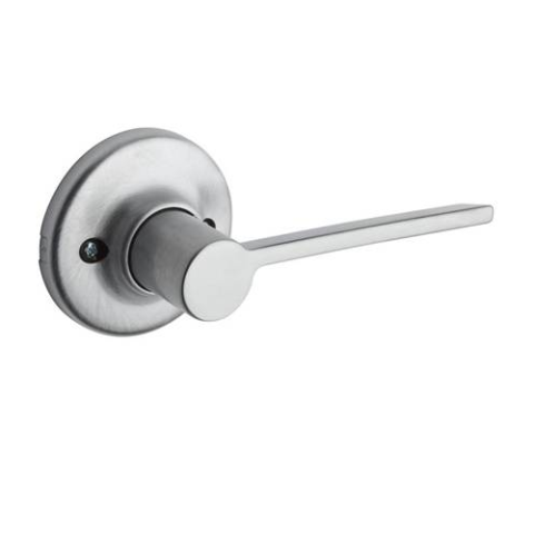 Kwikset 488LRL Ladera Dummy Door Lever Satin Chrome 