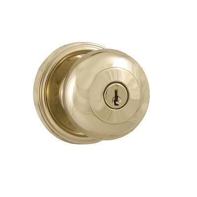 Weslock Impressa 640I Keyed Entry L03 Lifetiem Polished Brass