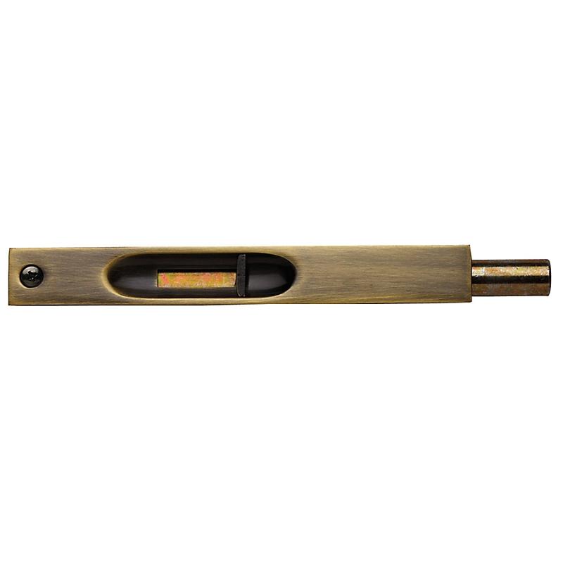 Baldwin 0626 Residential Flush Bolt in Satin Brass & Black (050)