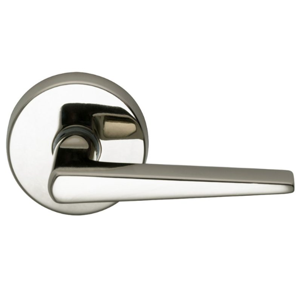 Omnia 171 Lever Latchset Polished Nickel (US14)