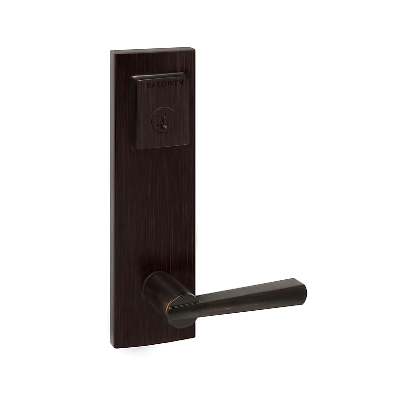 Baldwin Prestige 180SPEXSPLSQR Spyglass Entrance Set in Venetian Bronze