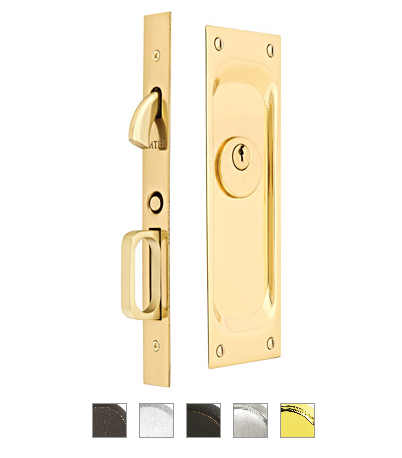 Emtek 2103 Keyed Pocket Door Mortise Lock