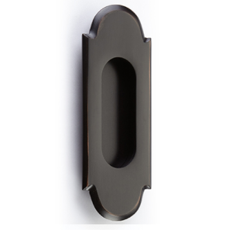 Emtek 2205 #8 Solid Brass Flush Pull Oil Rubbed Bronze