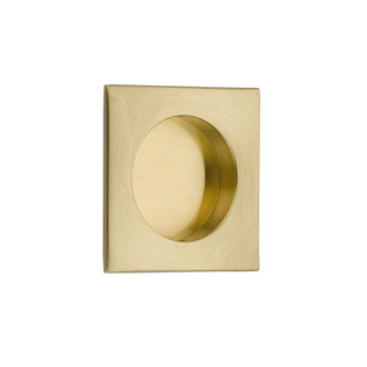 Emtek 2213 Square Flush Pull Satin Brass