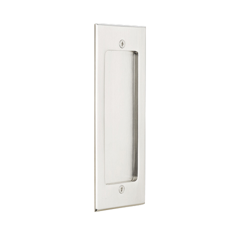 Emtek 2215 Modern Rectangular Flush Pull in Satin nickel