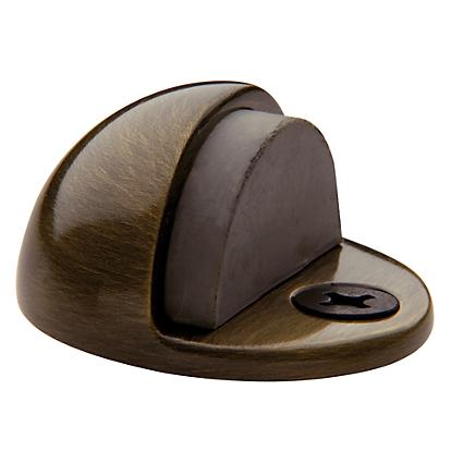 Baldwin Half Dome Bumper in Satin Brass & Black (050)