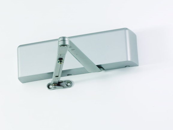 LCN 4021 Surface Mount Door Closer shown in Aluminum (689)