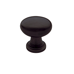 Baldwin Oval Cabinet Knob (4910, 4913) shown in Venetian Bronze (112)