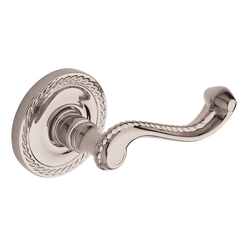 Baldwin Estate 5104 Lever Set shown in Lifetime Polished Nickel (055)