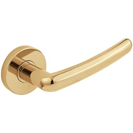 Baldwin Estate 5165 Lever Set shown in Lifetime Polished Brass (003)