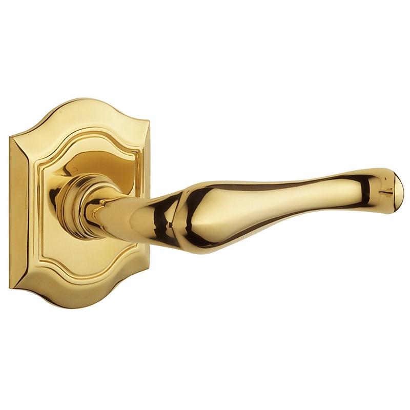 Baldwin Estate 5447V Bethpage Lever Set shown in Lifetime Polished Brass (003)