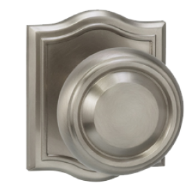 Omnia 565AR-15 Traditional Door Knob Set with Arched Rose