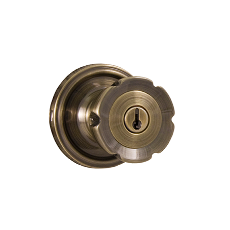 Weslock Eleganti 640E Keyed Entry Antique Brass (5)