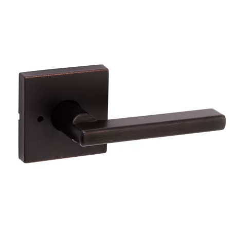 Kwikset Signature Series 730HFL-SQT Halifax Privacy Door Lever Set Venetian Bronze (11P)