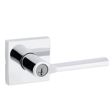 Kwikset Signature Series 740LSL-SMT Lisbon SmartKey Entry Lever Polished chrome (26)