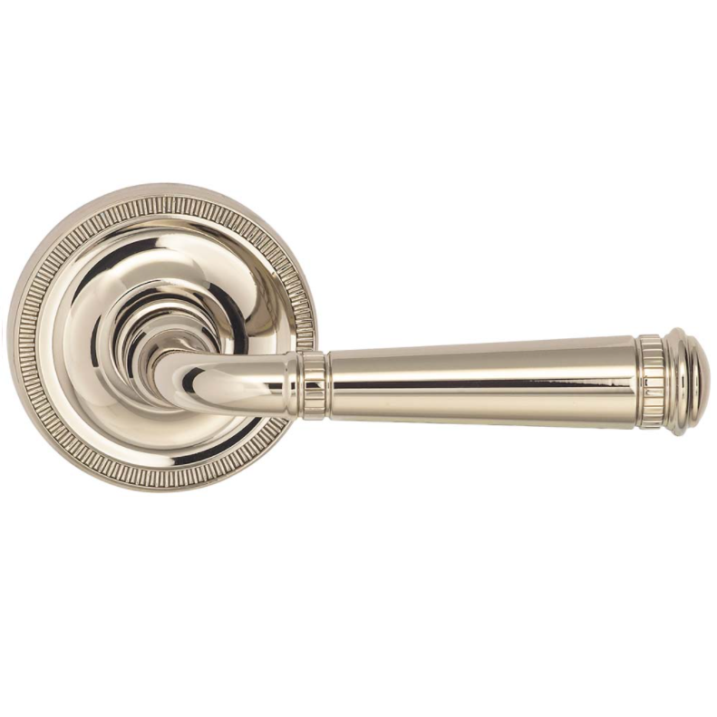 Omnia 751ML67.14 Milled Door Lever Set from the Arc Collection