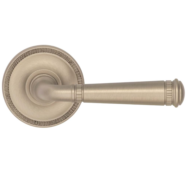 Omnia 751ML67.15 Milled Door Lever Set from the Arc Collection