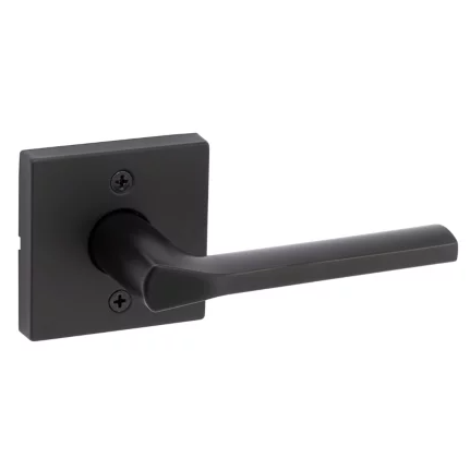 Kwikset Signature Series 788LSL Lisbon Single Dummy Door Lever Iron Black (514)